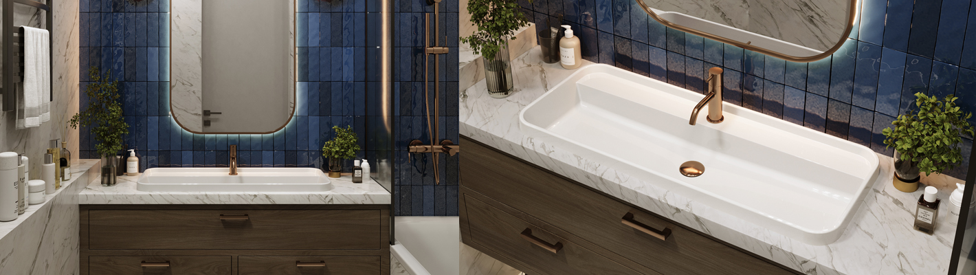 Nowe wymiary umywalki OCEAN