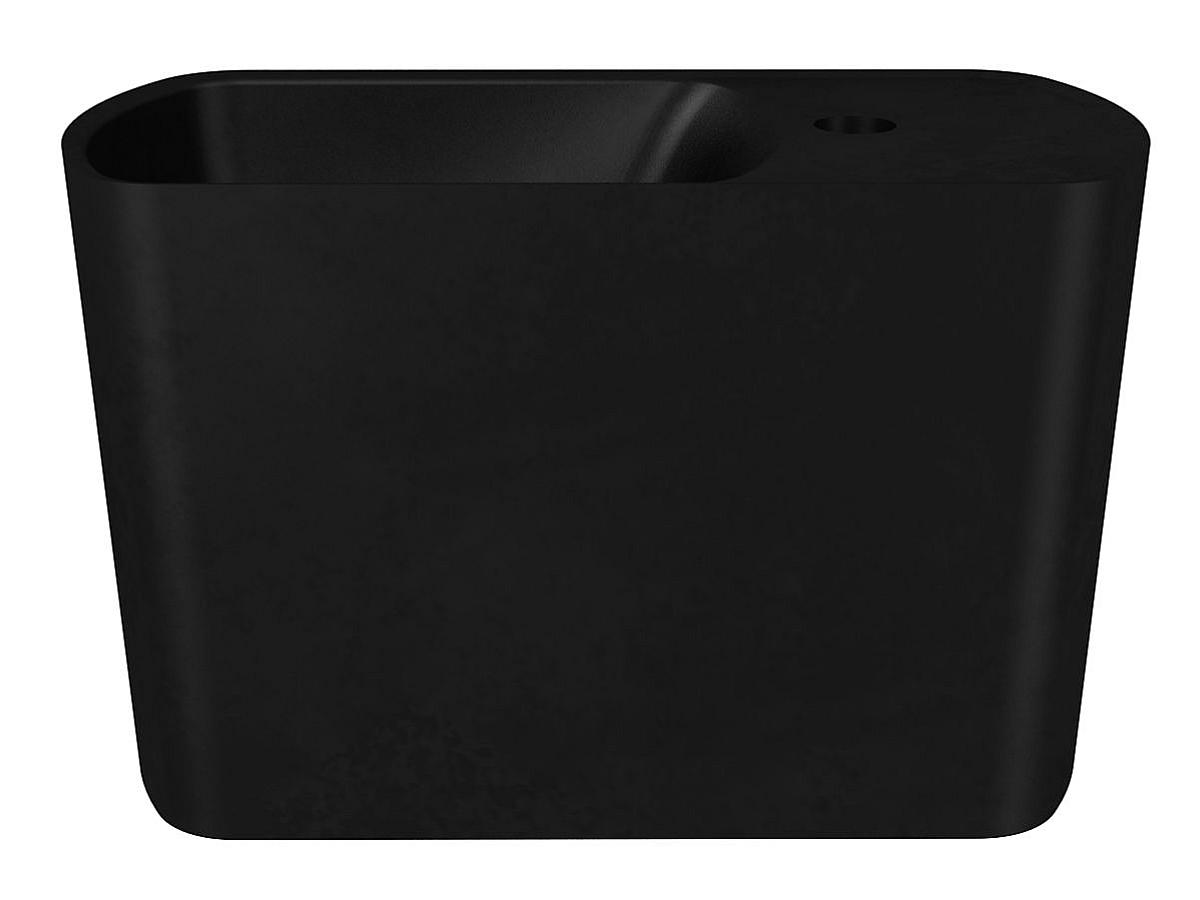 Umywalka HELIX 450С (MIRASOFT BLACK) full color RAL 9005 (MATT)