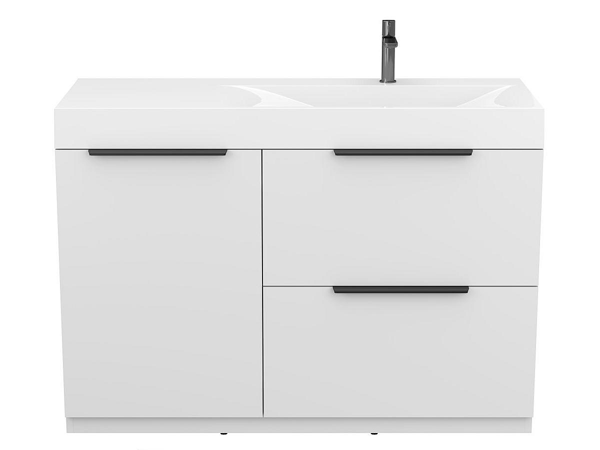 Szafką stojąca ALBA Biała z umywalka VIOLA 1200 R