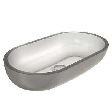 Umywalka MARK 625 MIRAGLASS GRAY MATT