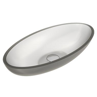 Umywalka NICE MIRAGLASS GRAY MATT