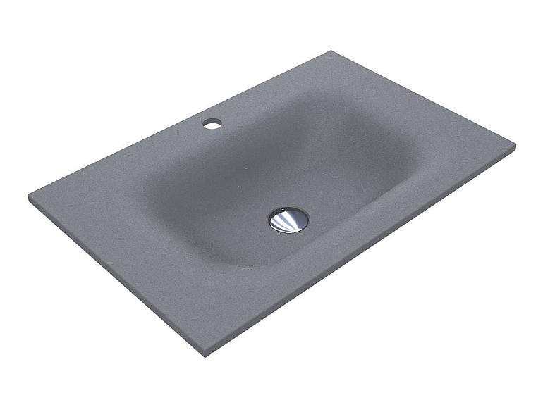 Umywalka JESSEL 700 MIRASTONE SZARA